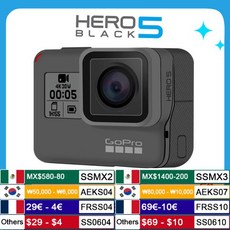 자전거 블랙박스 고화질 무선 GoPro HERO5 블랙 스포츠 카메라 4k 울트라 HD 비디오 1080P 손떨림 방지 사이클링 헬멧 Go Pro 옵션 메모리 카드, 2)HERO5 Black 32GB