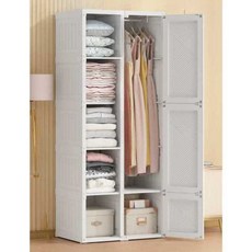 옷장 장롱 수납장 보관함 드레스룸 자취방 원룸 침실 590L, 행잉 710L