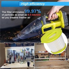 N98R 12팩 PCL700 필터 교체품 Ryobi ONE+ 18V 휴대용 진공 모델 부품 A32F05N, 01 빠른