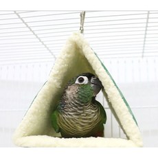 앵무새 고어텍스 보들보들 양털소재 체크 침대 중형, 딥그린, 1개