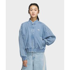 아디다스 데님 차이나 칼라 트랙탑 - 라이트데님 JZ9924