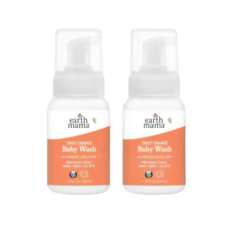 [Best] 얼스마마 스위트 오렌지 포밍타입 베이비워시, 185ml, 2개