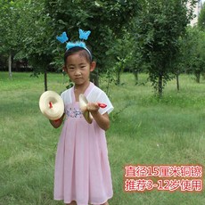 抓週道具 幼敎益智玩具 兒童打擊樂器 9-18CM小鑔, 15釐米紅繩銅鑔, 1個