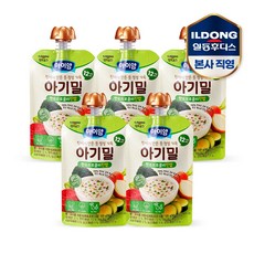 아이얌 아기밀 진밥, 100g, 5개, 한우브로콜리진밥