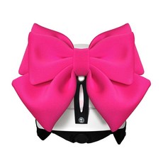 디어템 오토바이 헬멧 리본 장식, 핫핑크