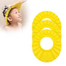 Himchani 纏繞 bo 帽長度可調 3p, 1套通用型（3pcs），黃色