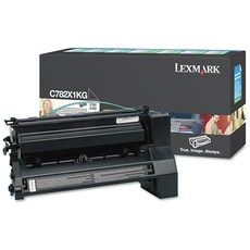 Lexmark C782x1kg 엑스트라 하이 일드 토너 15 000 페이지 출력량 블랙