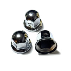 트럭휠너트캡33mm 20알 |유광크롬|20알|만트럭|SCANIA|BENZ|VOLVO|FH|TGS/X|프리마|대우트럭|현대트럭, 크롬도금 플라스틱, 1개