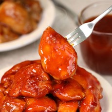 셰프애찬 부드러운 간편조리 양념 닭불고기 닭다리살 고단백 다이어트 소분 포장, 3팩, 100g