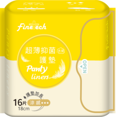 釩泰 超薄抑菌涼感護墊 加長型, 長, 16片, 10個