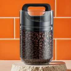 유리 쌀 잡곡 커피 밀폐용기 진공 시리얼 원두 보관, 1개, 상세페이지 참조