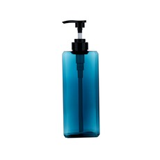 藝瓶 亮面質感棱角四方按壓瓶 分裝瓶 沐浴乳, 1個, 海洋藍(NG),250ml, 250ml