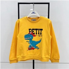 탈렌트키즈 (모다시흥)쁘띠앙팡 PCV12BS107 PC프링타미맨투맨_SH