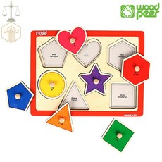 MP6 손잡이퍼즐 도형 유아퍼즐