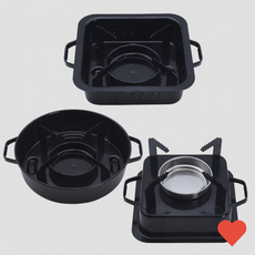 주방 팬 국내산 업소 식당용 가정용 다용도 미니 화로, 04047-올쿡 다용도워머 사각, 04047-올쿡 다용도워머 사각