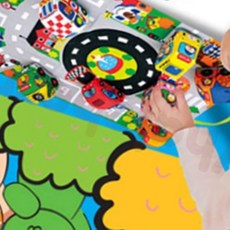 헝겊놀이가방 자동차친구들 신생아선물 5세 1세 4세 백일아기선물 남아