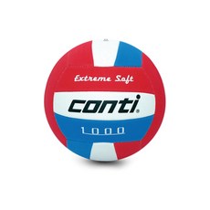Conti 排球 5號/4號 軟式排球 V1000系列 (WBO WBKR RWB), 1個, 4號 紅藍白