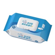 多功能除水垢濕巾80抽/包 浴室清潔 鏡面清潔 水龍頭清潔 磁磚清潔, 1個