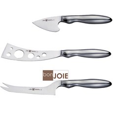 德國雙人牌 不鏽鋼乳酪刀三件組 (不銹鋼切片刀/奶酪/起司/起士/乾酪/芝士/帕馬森起司), 1個