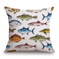 장식용 쿠션 커버 고양이 베개 커버 귀여운 꼬리 장식 베개 커버 소파 소파 의자 침대용 고양이 테마 선물 쿠션 커버 45.7 x 45.7cm(18 x 18인치), Tss18