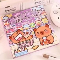 磁力安靜書 可愛卡通兒童益智玩具 早教啟蒙磁性貼紙書, 浙江給利文化用品有限公司, 購物