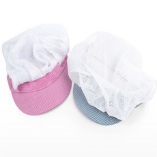 한스밀 식당위생소품 위생용망사캡, 핑크