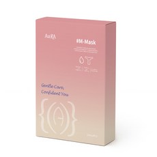 AuRA 青春私密護理面膜 溫和去角質亮白 舒緩敏感肌膚, 4個