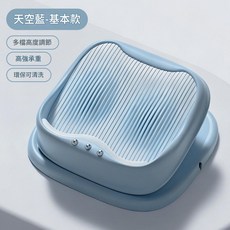 新款軟膠拉筋板斜踏板小腿拉伸器 腿部運動, 天空蓝*普通款多档调节