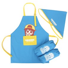 샌드박스 앞치마세트 [잠뜰-두건토시3종-FR02]