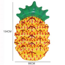 菠蘿形巨型泳池浮圈遊泳圈 / 西瓜充氣床墊浮排遊泳圈海灘泳池派對, 菠蘿, 1個