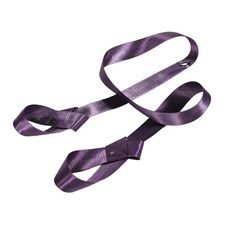 필라테스 운동 피트니스 매트를위한 요가 매트 슬링 조절 가능한 어깨 스트랩, Purple, 1개