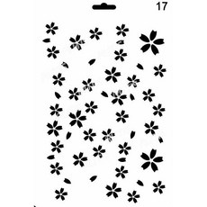 ST-B50-0037 型染版(Stencil) - 蝶古巴特DIY簍空模板，塗鴉繪畫模版, 1個, B50-0037