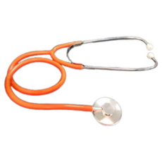 仿真聽診器玩具, 橙色, 1個