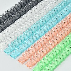 이글바인더 A4 30공 똑딱 루즈리프 집게링 10mm 13mm 원터치 루즈링 투명 플라스틱 다공 셀프 제본, 30공 10mm 투명
