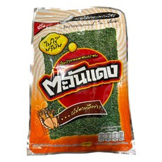 ตะวันแดง 魷魚燒烤風味海苔酥脆片，獨立包裝，美味解饞零食, 3.2g, 12個