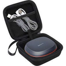 샌디스크 데스크 드라이브 SSD 8TB 4TB USB-C USB 3.2 데스크탑 외장 솔리드 스테이트 EVA 충격 방지 방수 보호 보관 여행 가방 블랙, Black