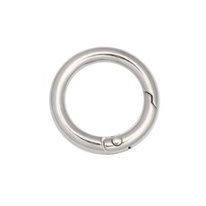 열쇠링 금속원형 부자재 가방고리 연결링, 건그레이/20mm