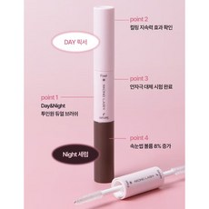 꽁래쉬 2 in 1 올데이 듀얼래쉬 세럼픽서, 1개, 투명