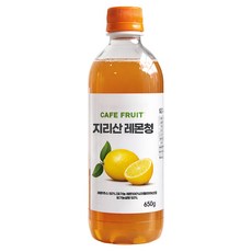 지리산 유기농으로 만든 레몬청 650g, 1개, 1개입