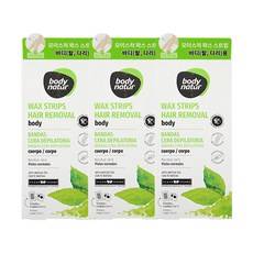 바디네이처 마차티 왁스스트립 팔/다리용, 3개