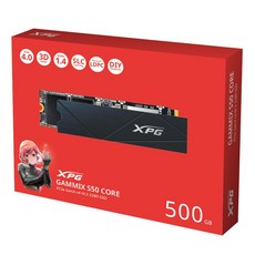 XPG GAMMIX S50 CORE 1TB PCIe Gen4 M.2 2280 SSD, GAMMIX S50【500GB】