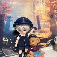 OB11 凪誠士郎 12分 BJD 娃娃 娃衣, 1個, 凪誠士郎 校服全套