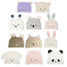 【海夫健康生活館】羅拉亞 日本 吸水速乾 動物造型 兒童浴帽 多款造型, 1個, 隨機出貨,1入