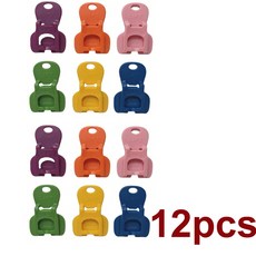 6/12/18pcs 보호 커버가있는 컬러 음료 캔 오프너 플라스틱 탭 캔 오프너 재사용 가능한 쉬운 캔 오프너 주, 02 12pcs
