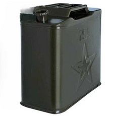 오프로드 오일통 캠핑 군용 말통 가솔린 예비 차량용, 1개, 10L 이중 가중형 알루미늄 1.0