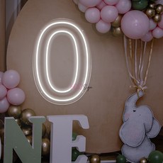 웨딩 숫자 네온 조명 사인 생일 홈 장식 방 램프 USB 침실 LED 발광 1-6, H. 바다물고기 45x31cm