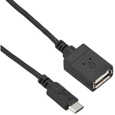 ELECOM OTG 케이블 microB-A 여성-USB2.0 블랙 0.5m TB-MAEMCBN050BK