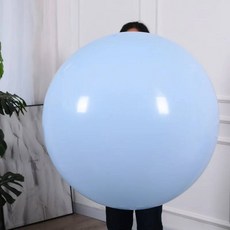 탱탱볼 촉감볼 스펀지공 빅볼 문볼 실리콘볼 에어볼, China Mainland, 36inch 2pcs, macaron blue