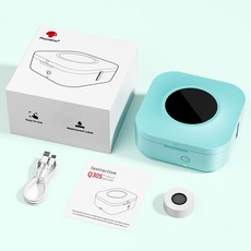 Phomemo Q30S 15mm 블루투스 라벨 메이커 무선 프린터 스티커 헬드 휴대용 미니 핸드, green printer, green printer