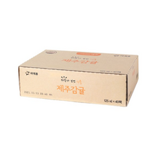 최대한Da 제주 감귤주스 어린이 소포장 쥬스, 40개, 125ml